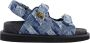 Kurt Geiger Orson sandaal van denim met quilt patroon - Thumbnail 2