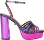 Kurt Geiger Paarse Platform Sandaal Pierra Stijl Multicolor Dames - Thumbnail 1