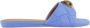 Kurt Geiger Dames Kensington Flat Slipper Blauw - Thumbnail 2