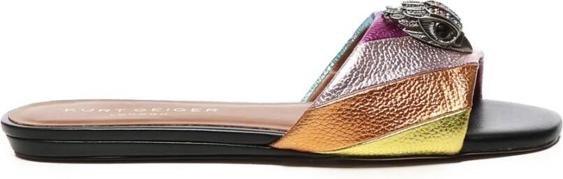 Kurt Geiger Regenboog Streep Rode Sandalen