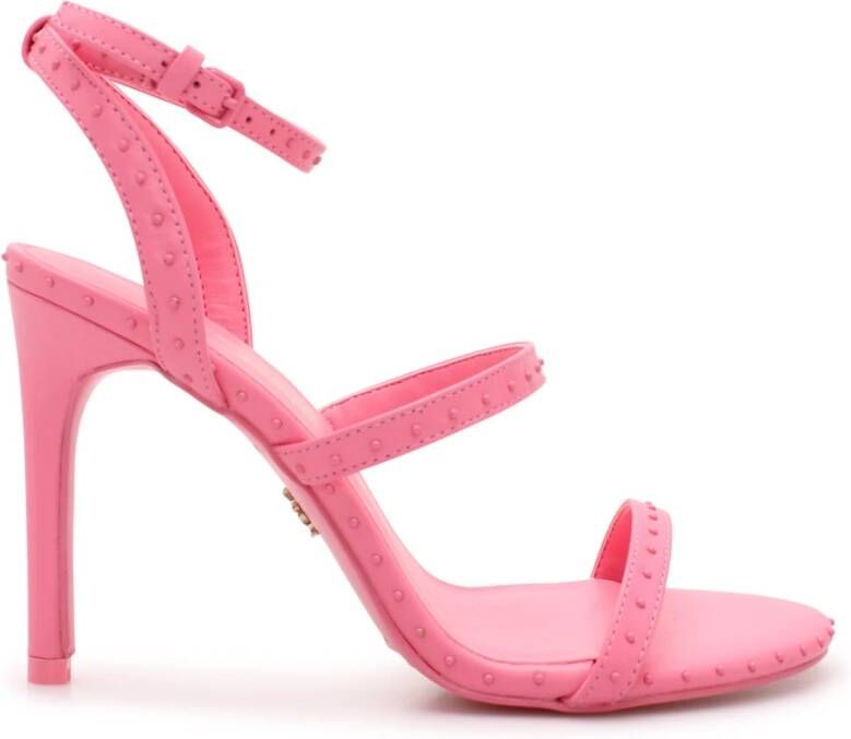 Kurt Geiger Roze leren sandalen Roze Dames