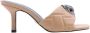 Kurt Geiger Kristalversierde Sandaal Sabot Yellow Dames - Thumbnail 2