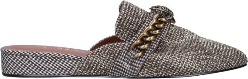 Kurt Geiger Stijlvolle Chelsea Mule Flats Beige Dames