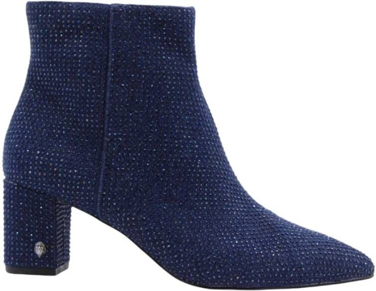 Kurt Geiger London Burlington Ankle Boot Enkellaarsjes Enkelboots met rits Dames Blauw - Foto 4