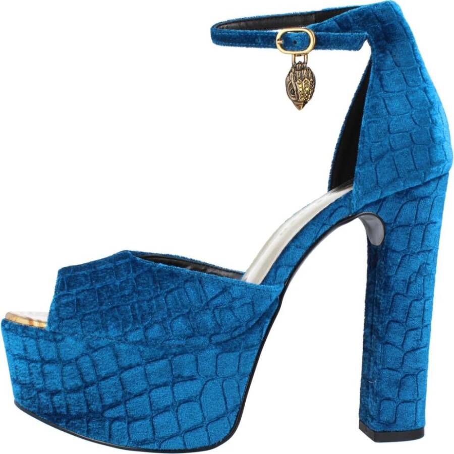 Kurt Geiger Stijlvolle High Heel Sandalen Blue Dames