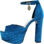 Kurt Geiger Stijlvolle High Heel Sandalen Blue Dames - Thumbnail 2