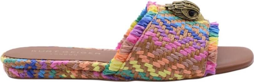 Kurt Geiger London KENSIGTON FLAT SANDAL Veelkleurig - Foto 3