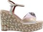 Kurt Geiger Stijlvolle Sleehak Sandalen voor Modebewuste Vrouwen Multicolor Dames - Thumbnail 2