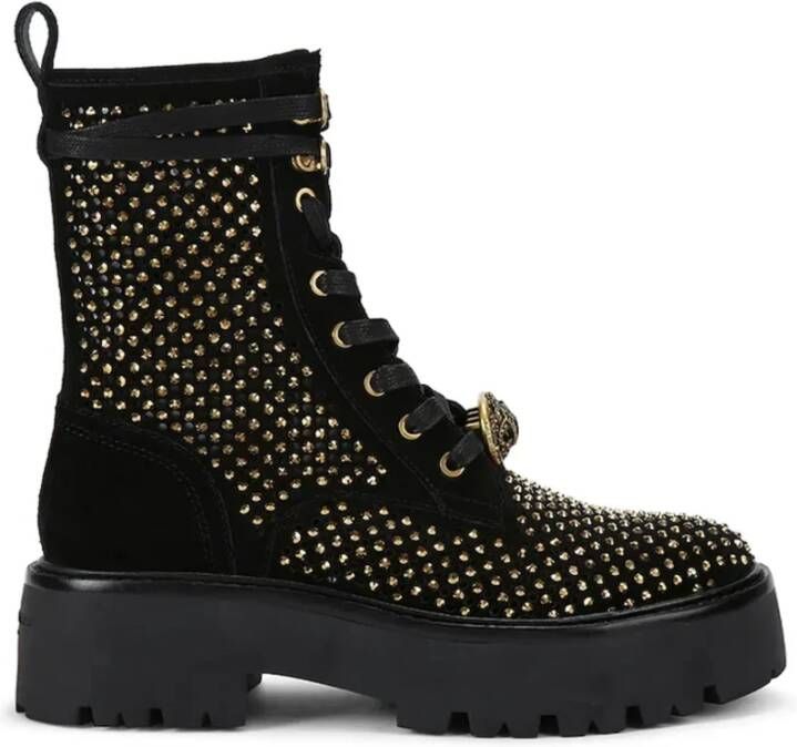 Kurt Geiger Studded Zwarte Veterschoenen