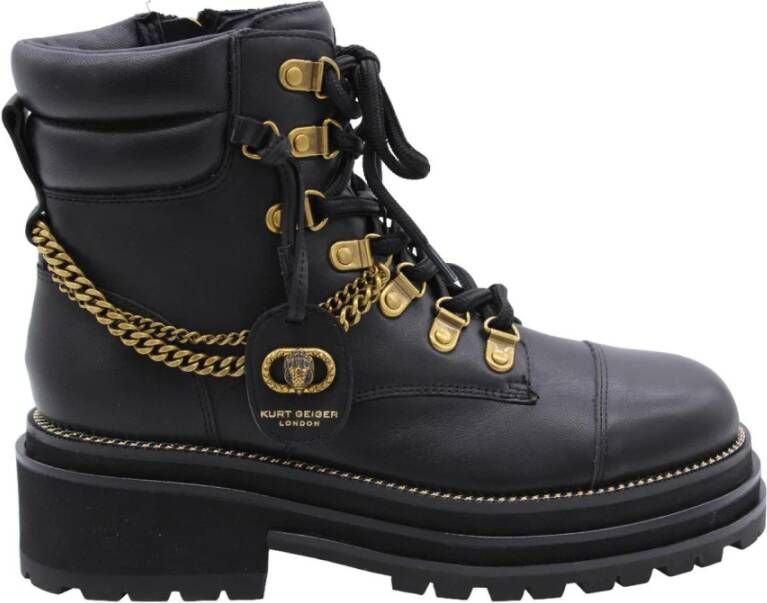Kurt Geiger London Chelsea Combat Boot Boots Dames Zwart