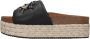 KURT GEIGER LONDON Slippers Dames Kensington Eye Flatform Maat: 41 Materiaal: Leer Kleur: Zwart - Thumbnail 3