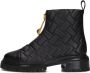 Kurt Geiger Zwarte ritslaarzen met adelaarsrits Black Dames - Thumbnail 3