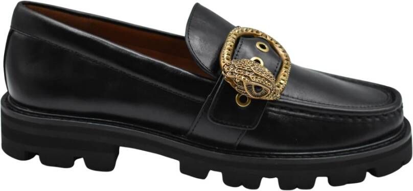 Kurt Geiger Zwarte Veterschoenen Elegante Stijl