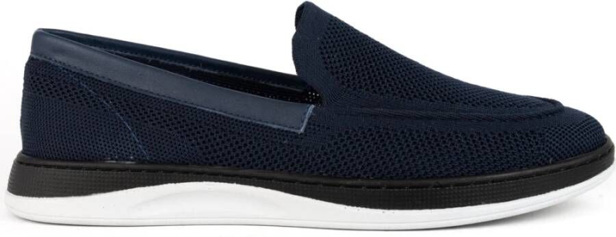 La Conte Blauwe Casual Loafers voor Mannen