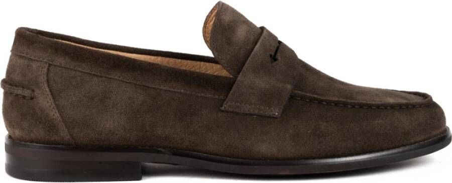La Conte Bruine Casual Loafers voor Mannen