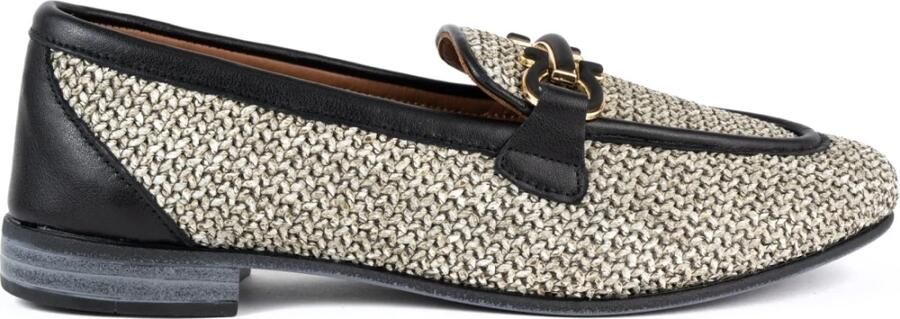 La Conte Grijze Klassieke Loafers voor Vrouwen