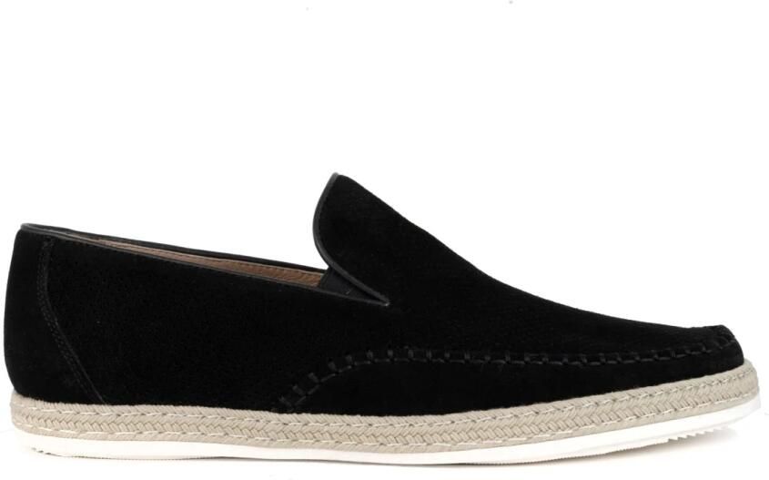 La Conte Zwarte Casual Loafers voor Mannen