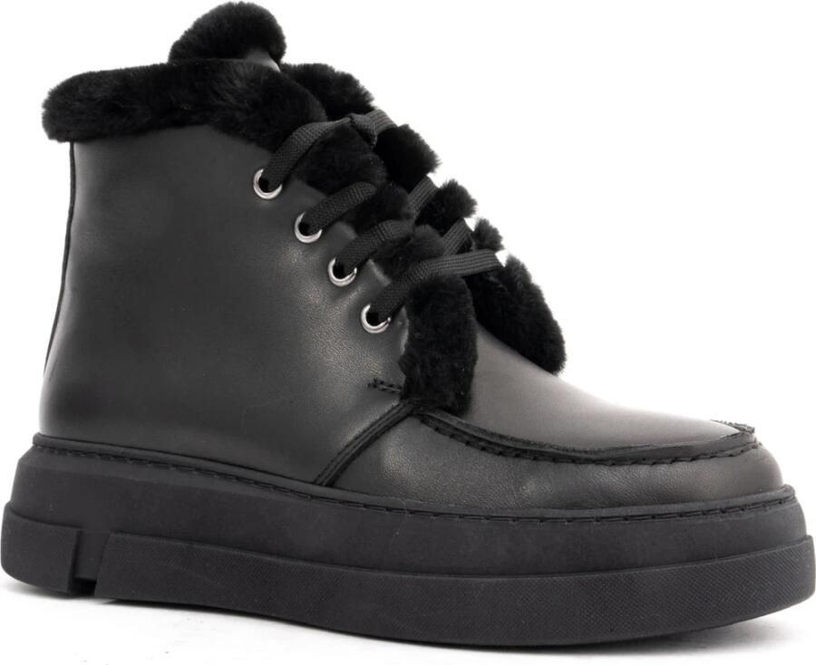 La Conte Zwarte Gesloten Booties voor Vrouwen