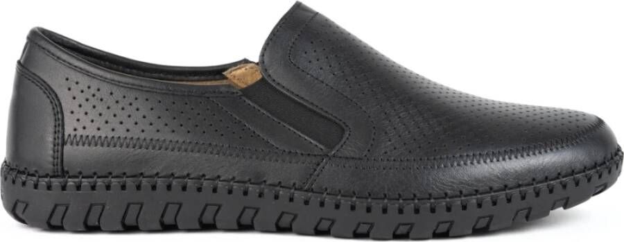 La Conte Zwarte Casual Loafers voor Mannen