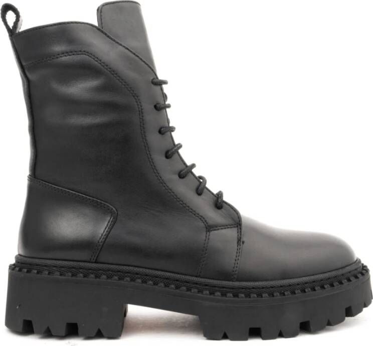 La Conte Zwarte Gesloten Booties voor Vrouwen