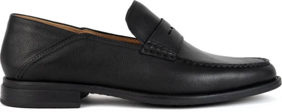 La Conte Zwarte Gesloten Loafers voor Mannen