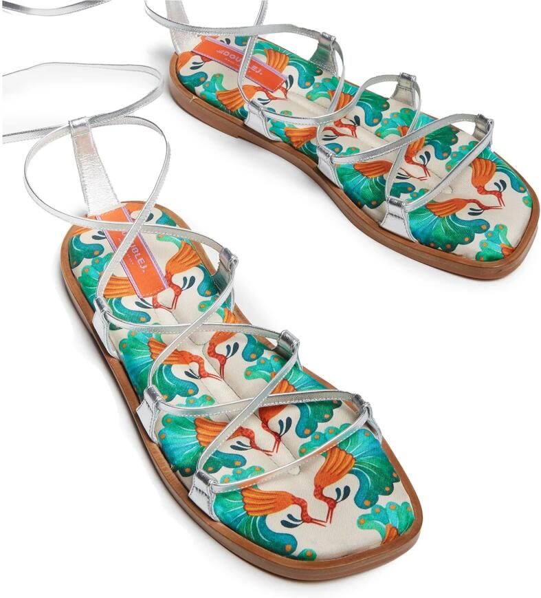 La DoubleJ Gladiator Sandalen Blauw Dames - Foto 3