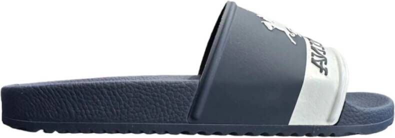 La Martina Blauwe Lage Sneakers