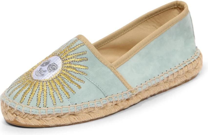 La Martina Blauwe Velvet Espadrilles - Foto 3
