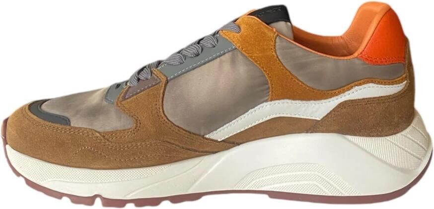 LA MARTINA Sneaker van suède en nylon in bruin Brown Heren - Foto 3