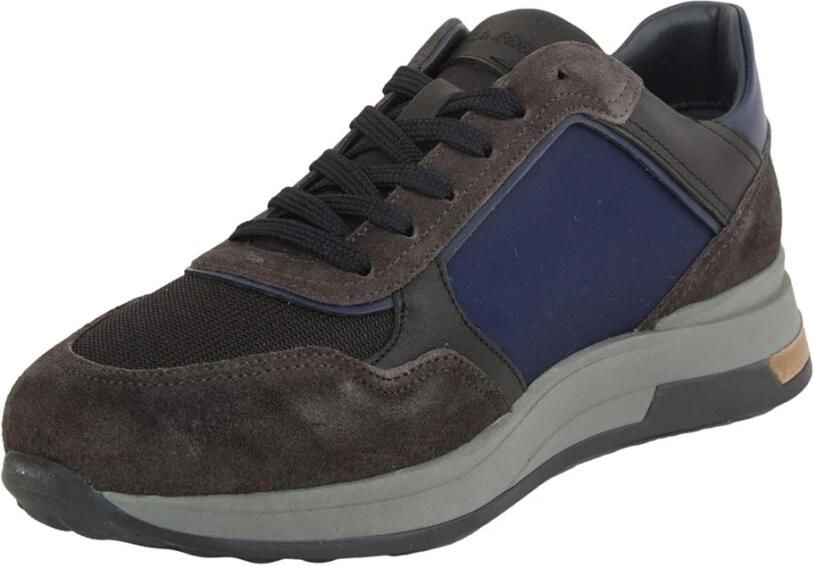 La Martina Suède en stoffen sneakers