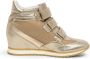La Martina Metallic Wedge Shoes Luceto Beige - Thumbnail 1