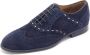 La Martina Navy Suede Veterschoenen - Thumbnail 1
