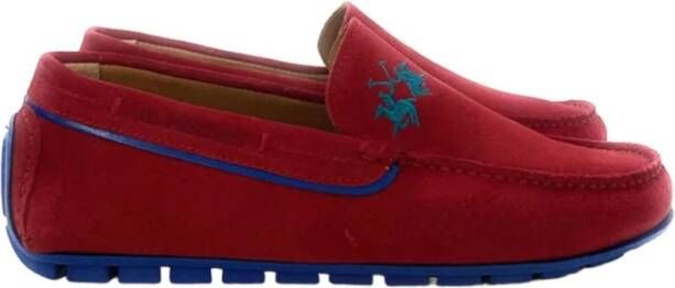 La Martina Rode Loafers Stijlvol Model