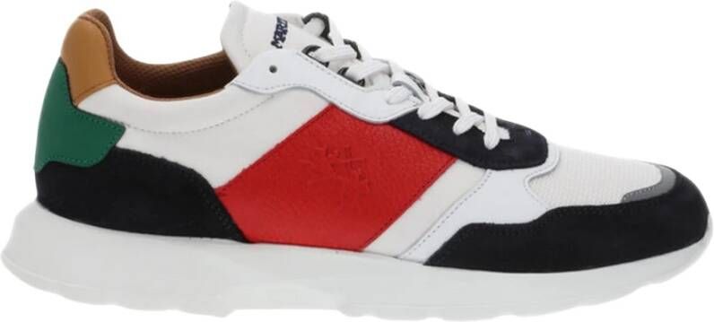 LA MARTINA Blauw Wit Rood Heren Sneakers Multicolor Heren