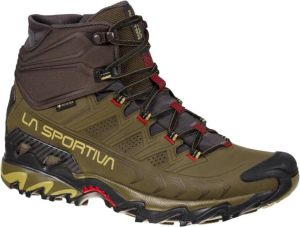 La sportiva M S Ultra Raptor II Lt Mid GTX Hikingsko 810317 Ivy Tango Red Groen Heren