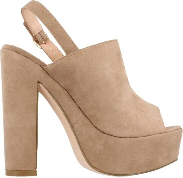 La strada High Heel Sandals Brown Dames