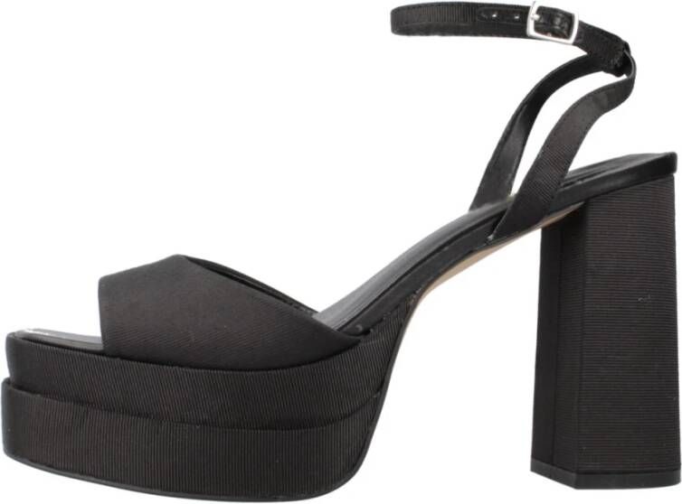 La strada Elegante High Heel Sandalen Black Dames