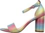 La strada Glitter High Heel Sandalen Multicolor Dames - Thumbnail 2