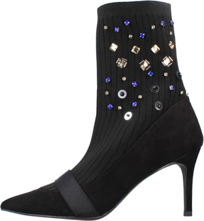 la strada Heeled Boots Black Dames