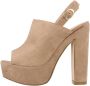 La strada High Heel Sandals Brown Dames - Thumbnail 2