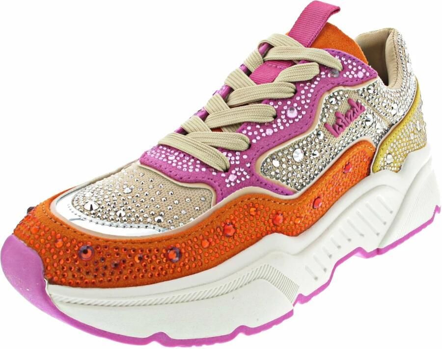 La Strada Sneaker multicolour met steentjes dames - Foto 3