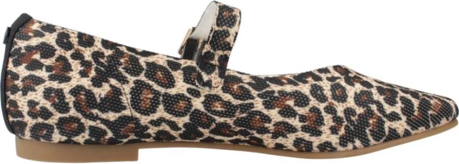 la strada Stijlvolle Balletflats voor Vrouwen Beige Dames