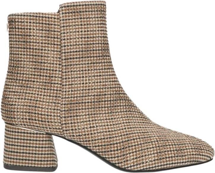 La strada Stijlvolle Enkellaars Beige Dames