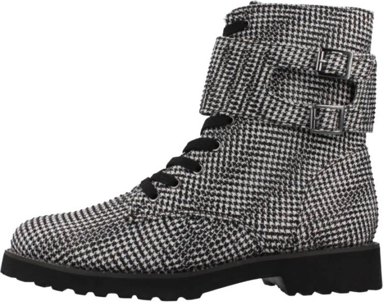 la strada Stijlvolle Veterschoenen Black Dames