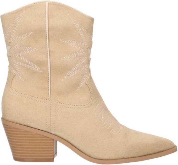 la strada Western Star Western Laarsjes Beige Dames