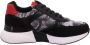 La Strada Zwarte Dames Sneaker met vetersluiting - Thumbnail 1