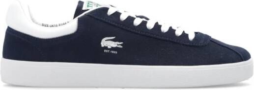 LACOSTE Lage Sneakers Heren Baseshot Premium Maat: 45 Materiaal: Nubuck Kleur: Blauw - Foto 10