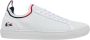 Lacoste Comfortabele Slip-On Sneakers met Elastische Veters White Heren - Thumbnail 1