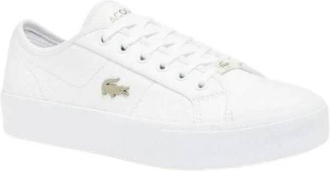 Lacoste Dames Ziane Plus Sneaker Wit White Dames