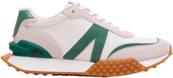 Lacoste Deluxe Groene Damessneakers Wit Dames